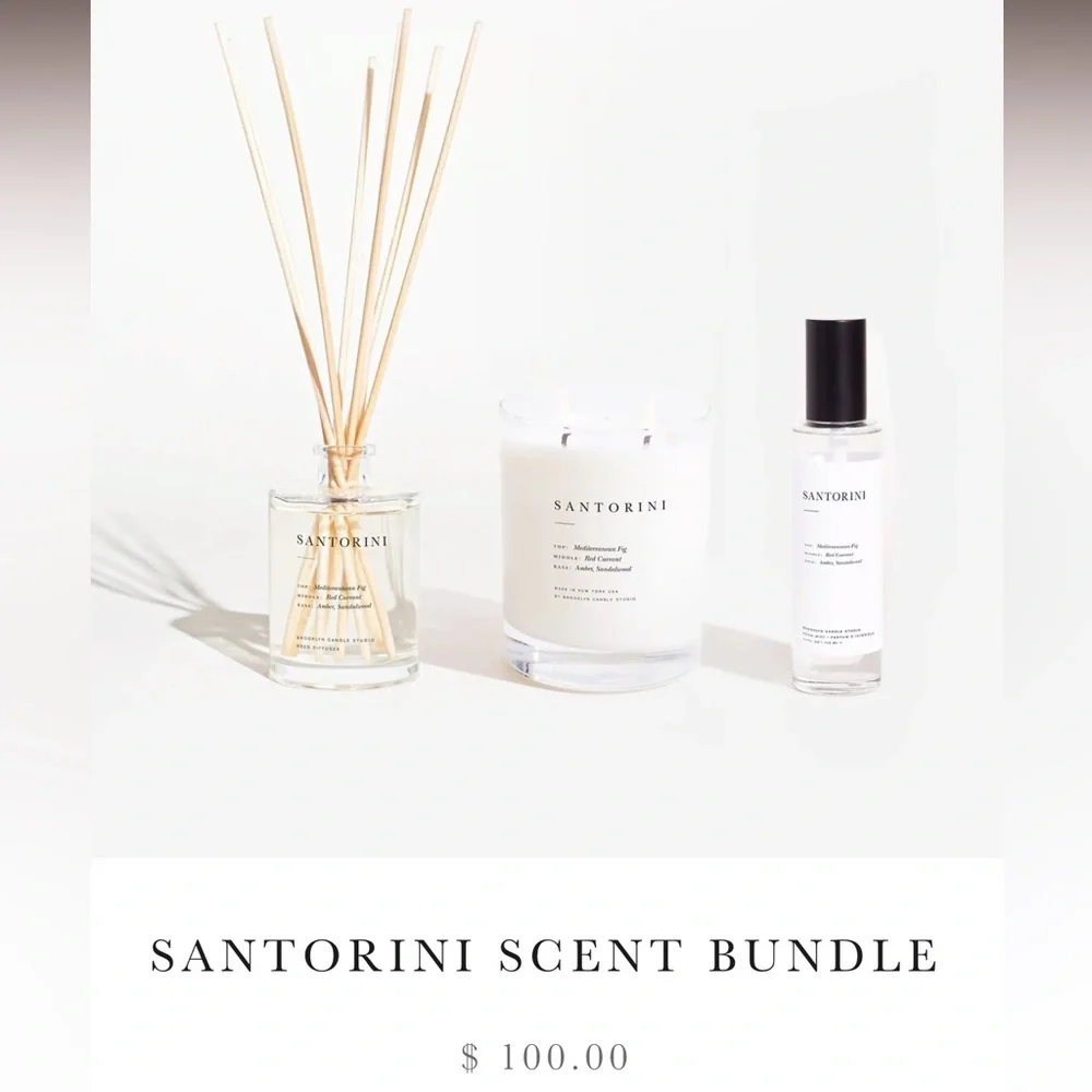 Santorini Brooklyn Candle Studio scent package - Picture 1 of 2